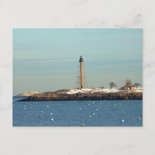 Postal Faro de Marblehead desde Waterfront