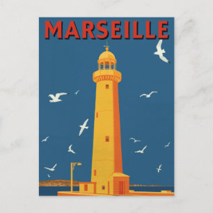 Postal Faro de Marsella Riviera Francesa Viajes