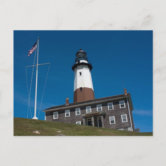 Postal Faro de Montauk (Anverso)