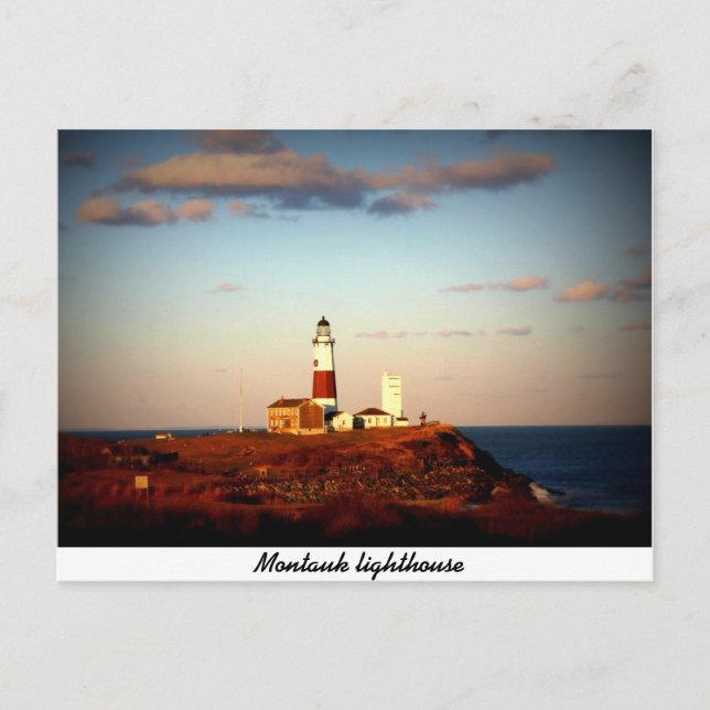Postal Faro de Montauk (Anverso)