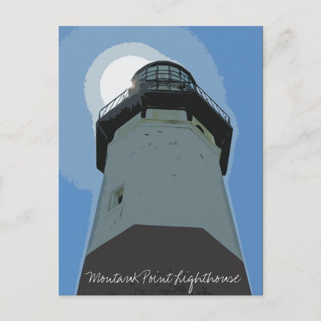 Postal Faro de Montauk Point (Anverso)