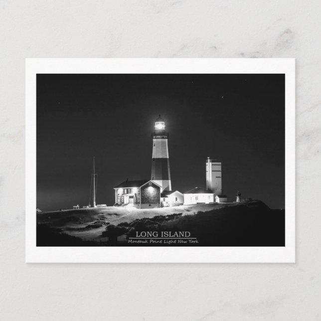 Postal Faro de Montauk Point (Anverso)