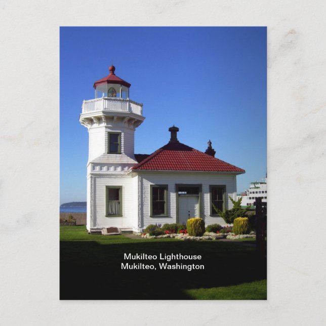 Postal Faro de Mukilteo, Mukilteo, Washington (Anverso)