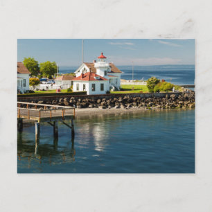 Postal Faro de Mukilteo, Mukilteo, Washington, EE. UU.