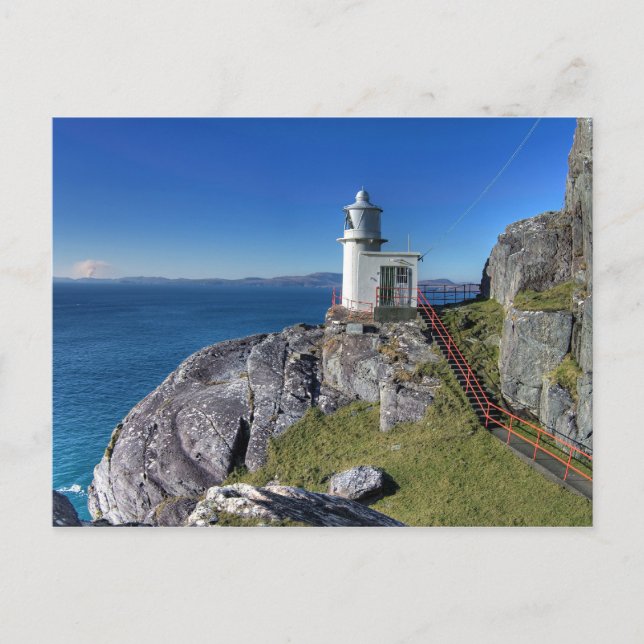 Postal Faro de Muntevary (Anverso)