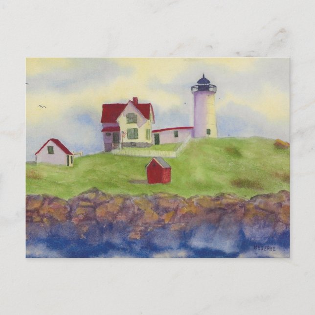 Postal Faro de nubble (Anverso)