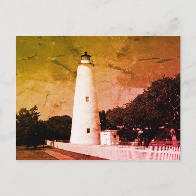 Postal Faro de Ocracoke (Anverso)