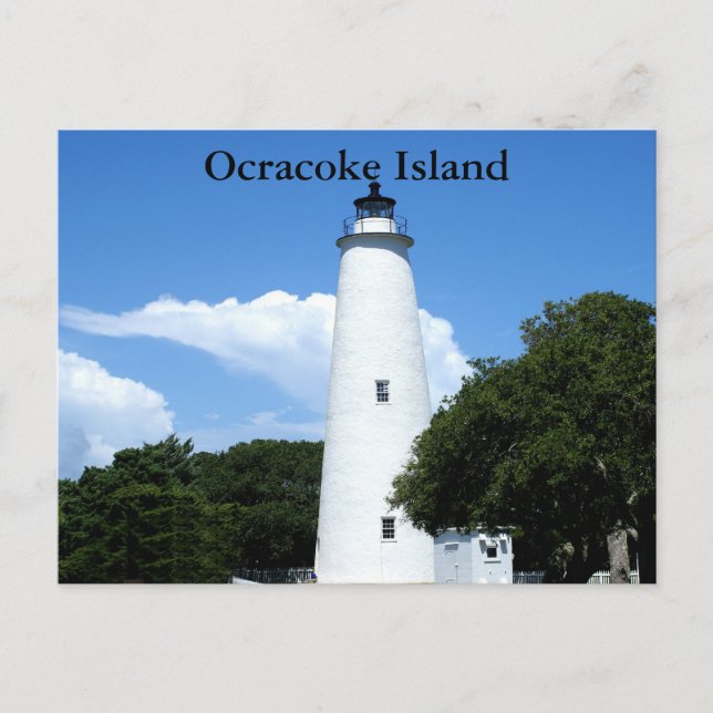 Postal Faro de Ocracoke (Anverso)