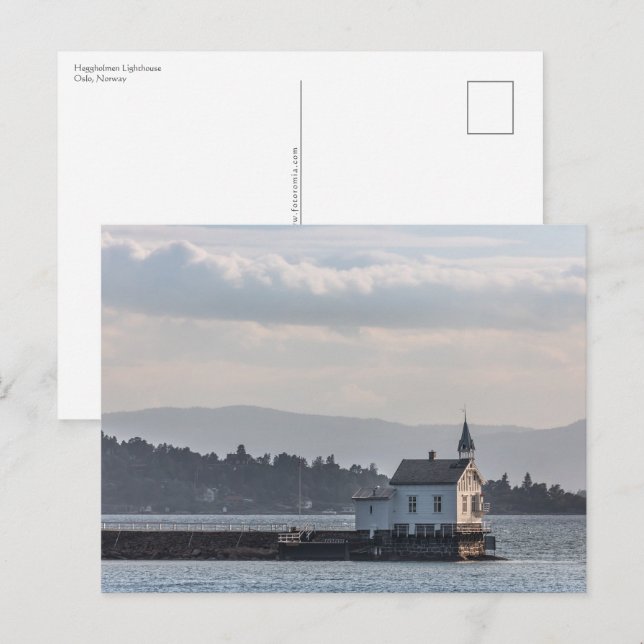 Postal Faro de Oslo (Anverso / Reverso)
