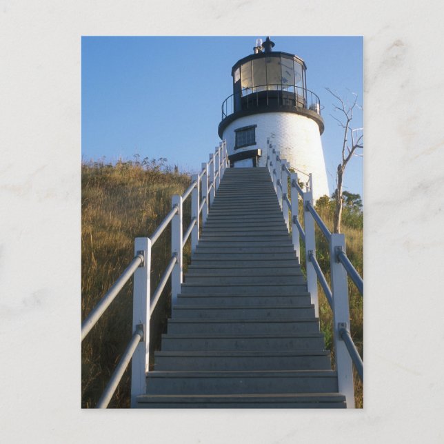 Postal Faro de Owl's Head Lighthouse Rockland Maine (Anverso)