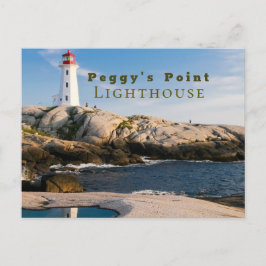 Postal Faro de Peggys Point Atlantic Canadá