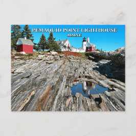Postal Faro de Pemaquid Point, Maine