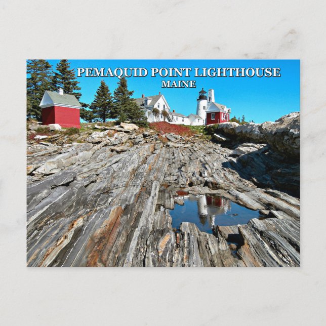 Postal Faro de Pemaquid Point, Maine (Anverso)