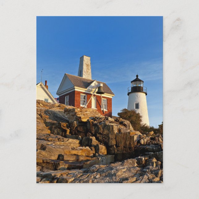 Postal Faro de Pemaquid Point, Maine (Anverso)