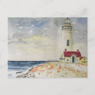 Postal Faro de Pigeon Point en California