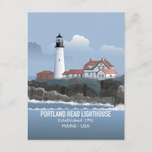 Postal Faro de Portland Head