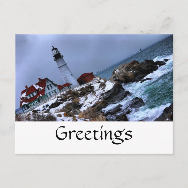 Postal Faro de Portlandhead-Postcard (Anverso)