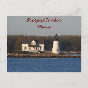 Postal Faro de Prospect Harbour Lighthouse - Maine