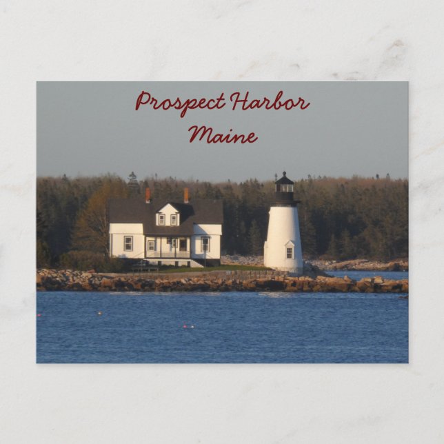 Postal Faro de Prospect Harbour Lighthouse - Maine (Anverso)