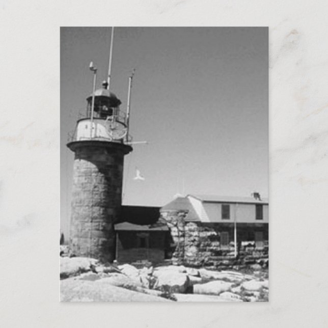 Postal Faro de Roca Matinicus (Anverso)