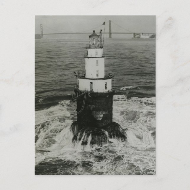 Postal Faro de Rocas de Milla (Anverso)