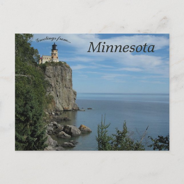 Postal Faro de rock de Minnesota (Anverso)