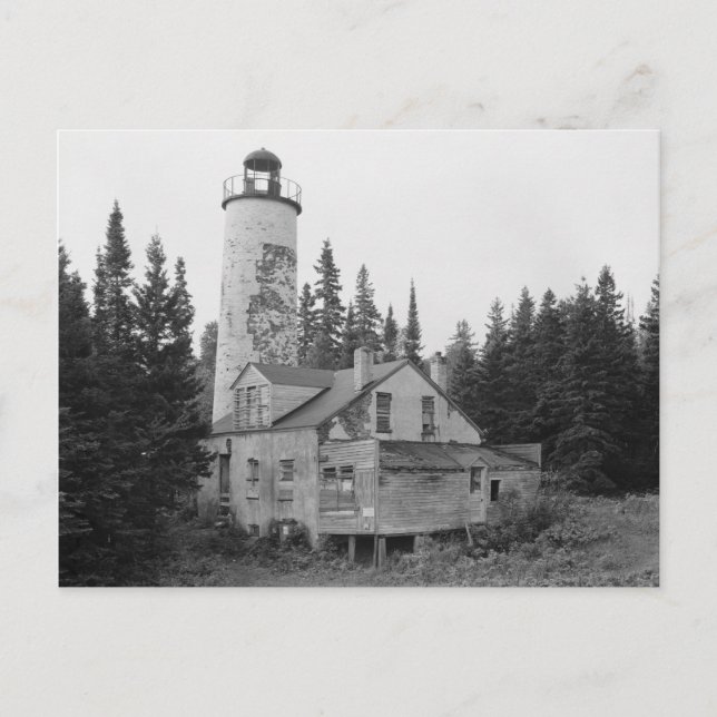 Postal Faro de Rock Harbour (Anverso)