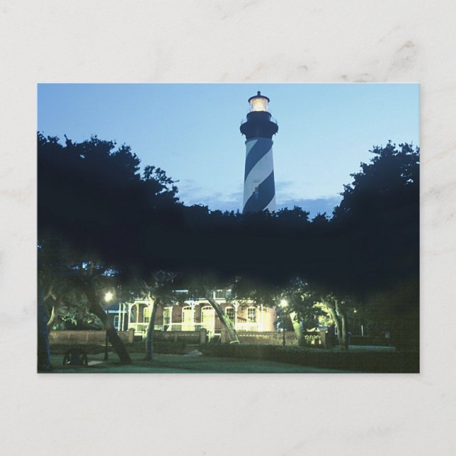 Postal Faro de San Agustín (Anverso)