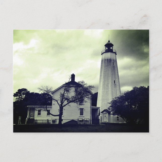 Postal Faro de Sandy Hook (Anverso)