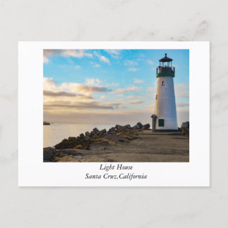 Postal Faro de Santa Cruz, California