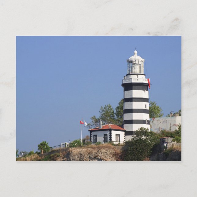 Postal Faro de Sile, Estambul, Turquía (Anverso)