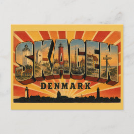 Postal Faro de Skagen Dinamarca