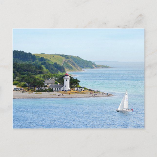 Postal Faro de Sletterhage, Dinamarca (Anverso)