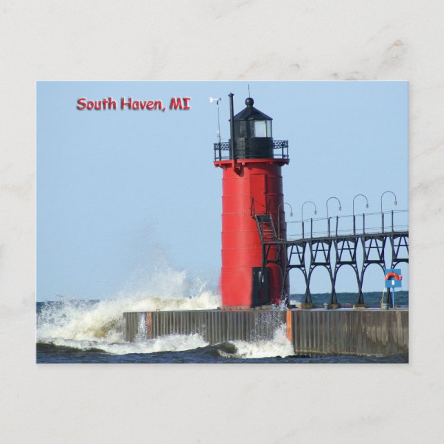 Postal Faro de South Haven (Anverso)