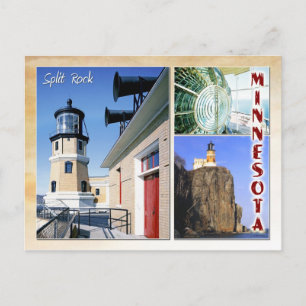 Postal Faro de Split Rock, Minnesota (multiview)