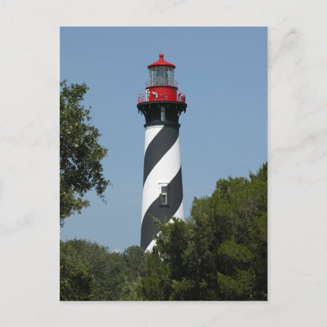 Postal Faro de St. Augustine Florida (Anverso)