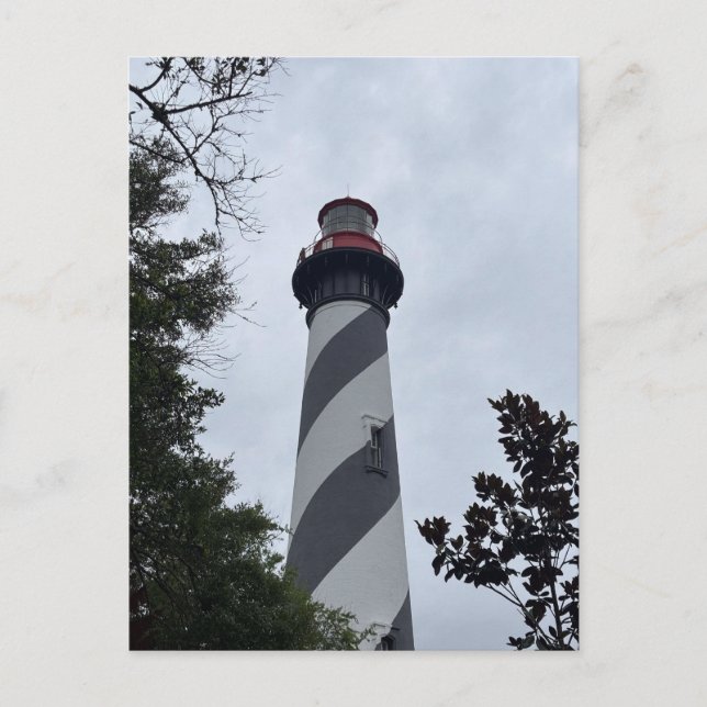 Postal Faro de St. Augustine Florida (Anverso)