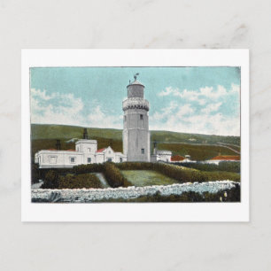 Postal Faro de St. Catherine, Isla de Wight 1905