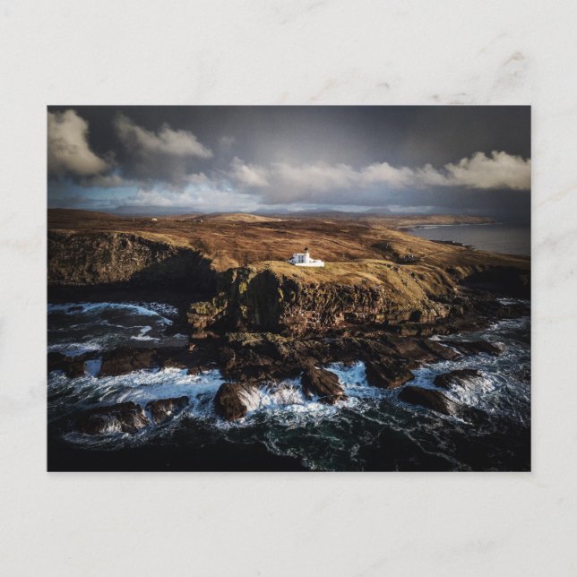 Postal Faro de Stoer, Lairg, Reino Unido (Anverso)