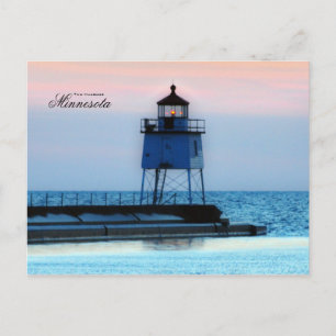 Postal Faro de Two Harbors Minnesota