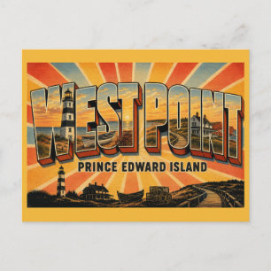 Postal Faro de West Point Isla del Príncipe Eduardo