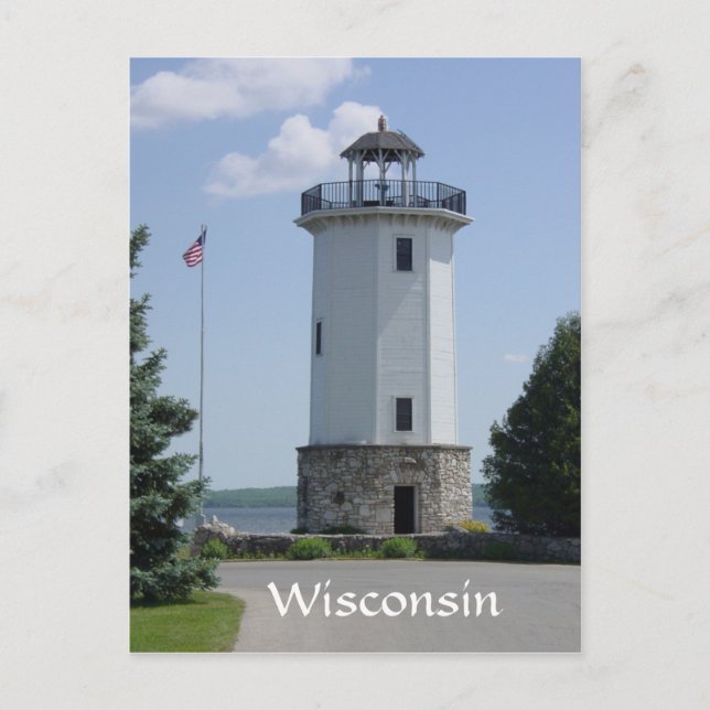 Postal Faro de Wisconsin (Anverso)