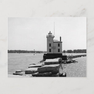 Postal Faro del Lago Erie