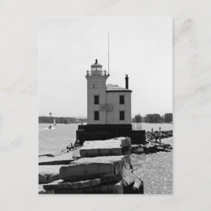 Postal Faro del Lago Erie