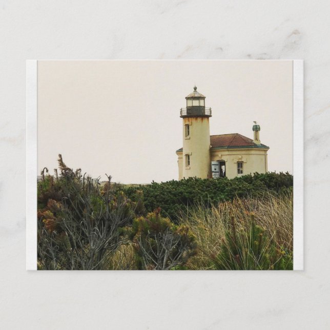 Postal Faro del río Coquille, OR (Anverso)
