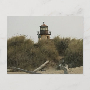 Postal Faro del río Coquille, OR