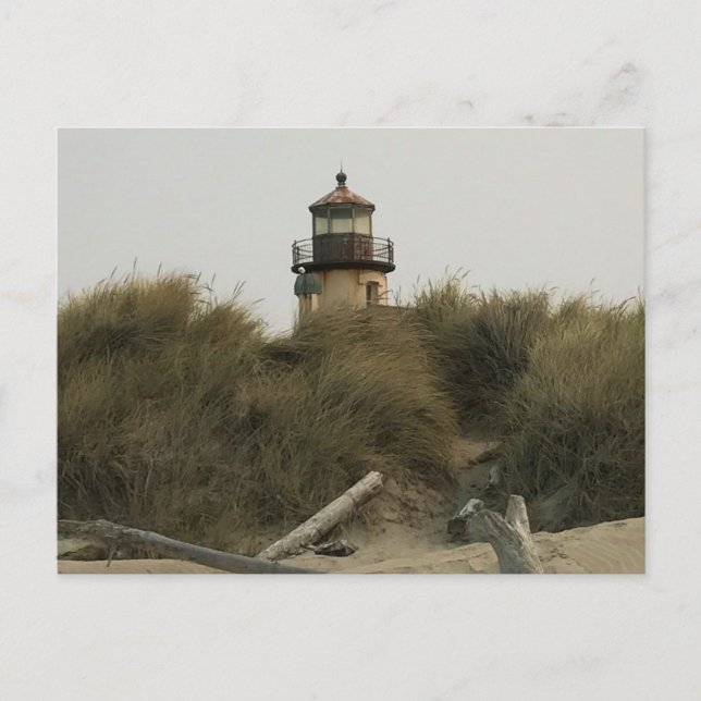 Postal Faro del río Coquille, OR (Anverso)
