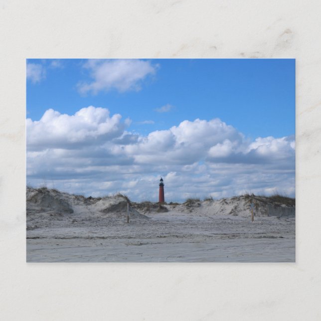 Postal Faro desde la Playa (Anverso)