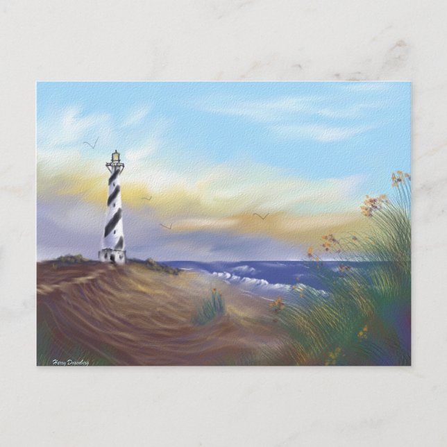 Postal Faro en Cape May (Anverso)