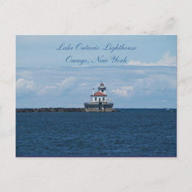 Postal faro en el Lago Ontario, Lago Ontario Lighth... (Anverso)